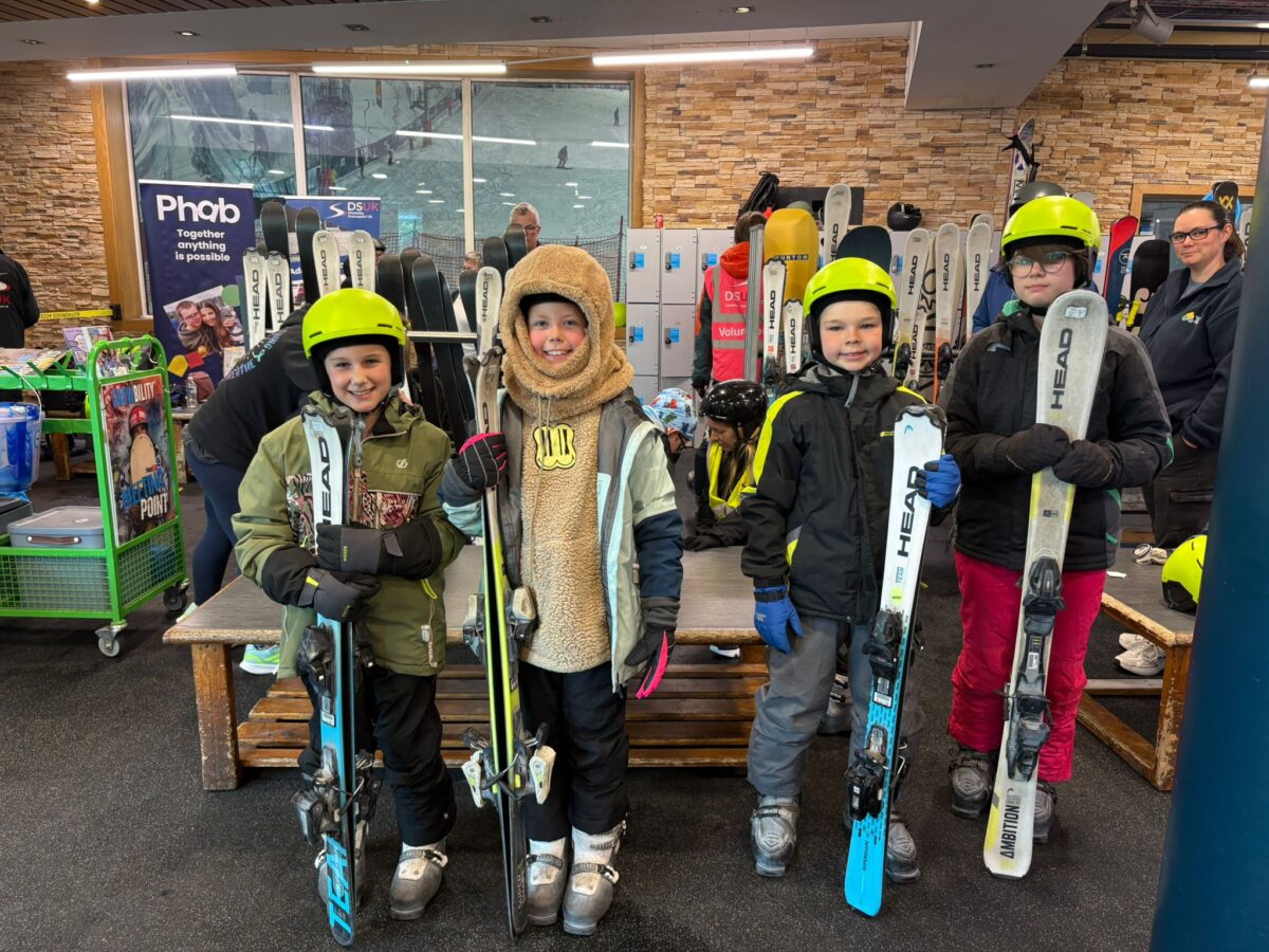 Phab members prepare to hit the slope at The Snow Centre for our inclusive Ski Day